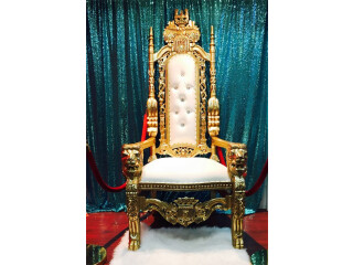 Throne chairs for rent in long island