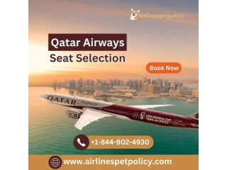 How can I select a seat at Qatar Airways?