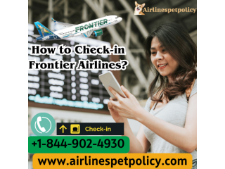 How to Check-in Frontier Airlines? | Time | Web Check-In Online