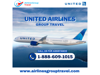 How can I book a group flight with United Airlines?