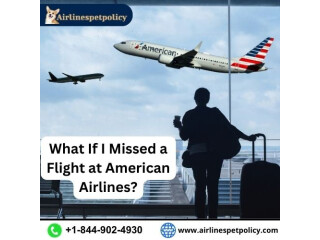 What If I Missed a Flight at American Airlines?