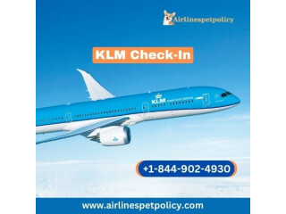 How do I check in KLM online?