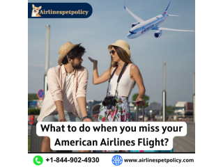 What to do when you miss your American Airlines Flight?