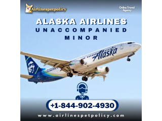 What is Alaska Airlines policy for unaccompanied minors?