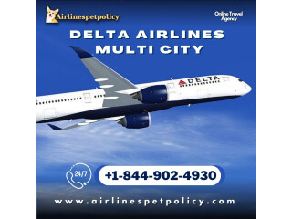 How to book multi-city flights on Delta Airlines?