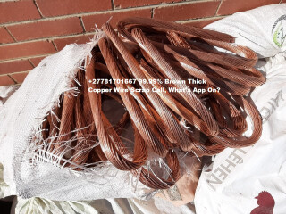 +27781701667 99.99% Brown Thick Copper Wire Scrap Call, Whats App On?