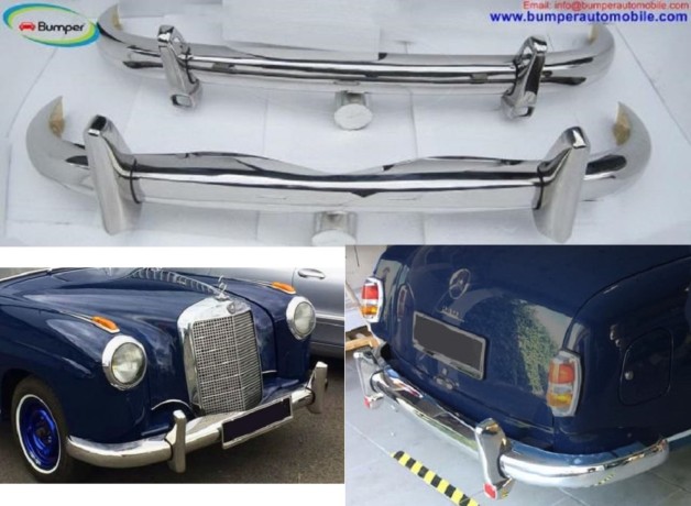 mercedes-ponton-6cylinder-saloon-bumpers-w105-w180-w128-1954-1959-models-220a-220s-220se-219from-1957-big-0