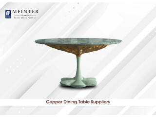 Copper Dining Table Supplier | Mfinter