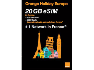 Enjoy Best Network Coverage With Orange Holiday eSIM Europe