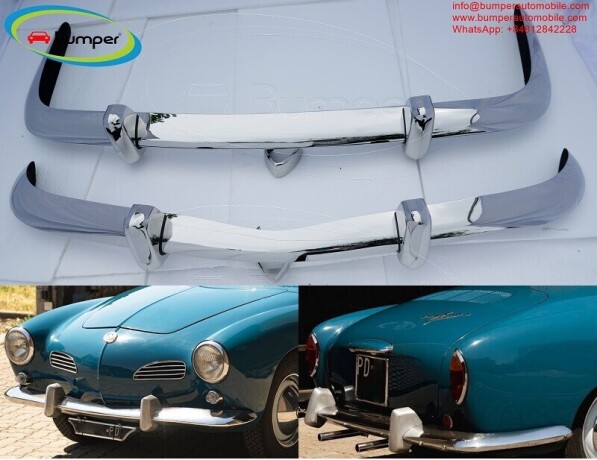 volkswagen-karmann-ghia-euro-style-bumper-1956-1966-by-stainless-steel-big-0