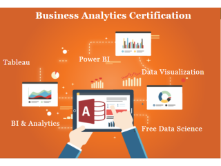 Business Analyst Certification in Delhi, Business Intelligence with MS Power BI, Tableau & Alteryx, Machine Learning Data Science with Python,