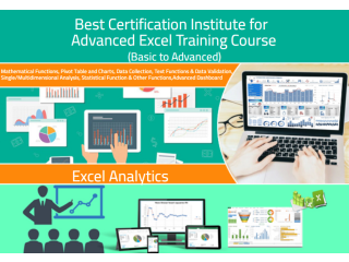 Job Oriented Excel Certification, Delhi, Noida, Ghaziabad, MIS Course, VBA Macros SQL, Free MNC Placement, Jan 23 Offer, 100% Job,