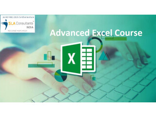 Advanced Excel Institute in Delhi, Vinod Nagar, SLA Institute, VBA/Macros & SQL Certification with 100% Job, Best Offer