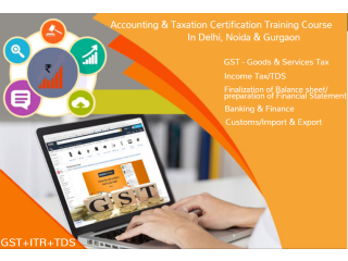 GST Institute in Delhi, Karkardooma, Free Accounting & Taxation Certification, 100% Job Placement Program, Free Demo Classes,