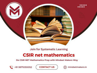 Do CSIR NET Mathematics Prep with Mindset Makers Way