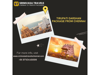 Tirupati Tour Packages From Chennai | Srinivasa Travels Chennai