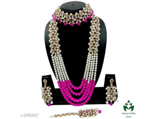 Sandeep Twinkling Beautiful Alloy Jewellery Sets