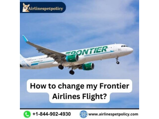 How to change my Frontier Airlines Flight?