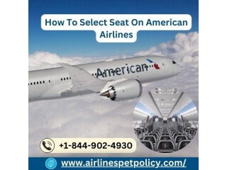 How To Select Seat On American Airlines