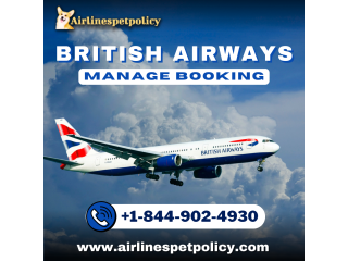How to Use British Airways Manage Booking Option?