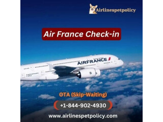How to Check In Air France? | Fee | Time | Process