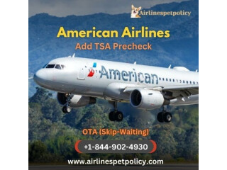 How to add tsa precheck to american airlines?