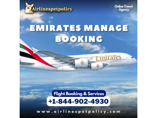 How do I manage my Emirates booking?