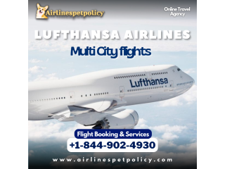 Can I book multi-city flights with Lufthansa?