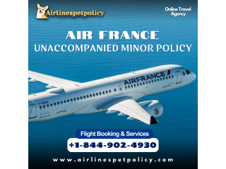 Can a minor fly alone with Air France?