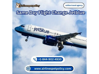 How do i change same day my jetblue flight