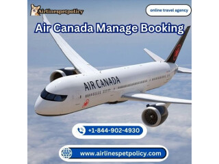 How do I contact Air Canada to manage booking?