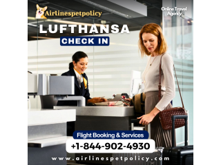 How early can you check in for Lufthansa?