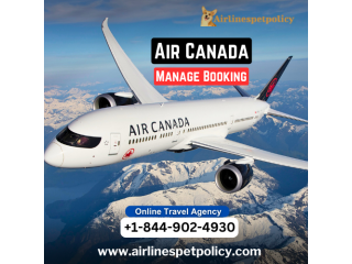 How can I manage my Air Canada booking?