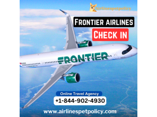How do I check in for Frontier Airlines?