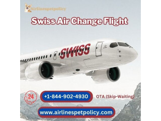 How do I change my flight on Swiss Air?