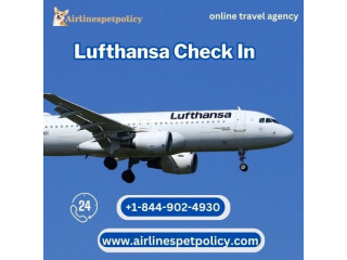 When can I check-in for my Lufthansa flight?
