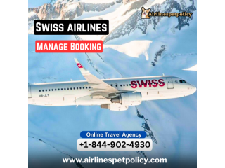 How do I manage my Swiss Air booking?
