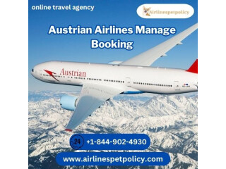 How Do I Manage My Booking With Austrian Airlines?