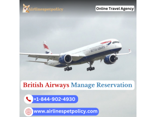 How to Manage a British Airways Reservation Online?