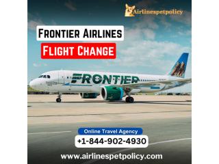 How do I change my flight on Frontier?