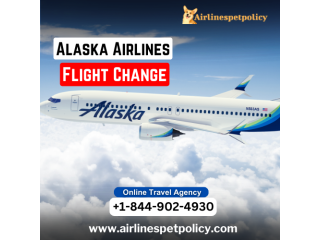 How can I change my Alaska Airlines flight?
