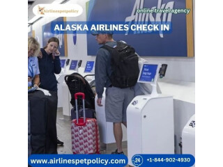 When can I check in Alaska Airlines?