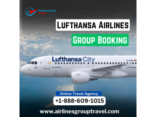 How do I book a group flight with Lufthansa?