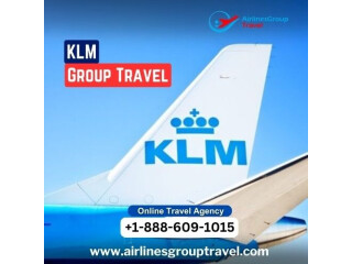How do I book a flight for KLM group travel?