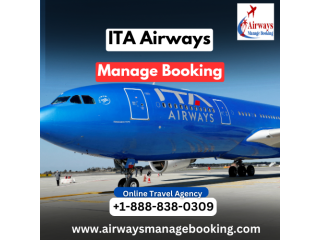 How can I manage my booking with ITA Airways?