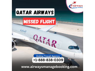 What is Qatar Airways policy on missed flights?