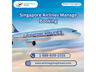 How can I manage Singapore Airlines booking?