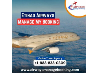 How to Manage my booking Etihad Airways
