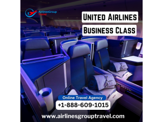 What does United Airlines business class include?