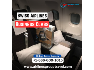 How can I book a flight in Swiss Air Business Class?